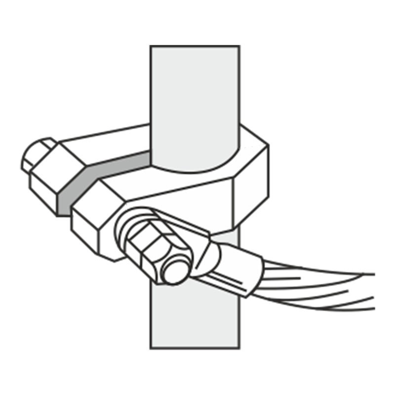 Rod To Cable Clamp - D Type